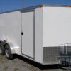 South Georgia Cargo 6x14 TA Trailer - White, Ramp, Side Door - Image 12