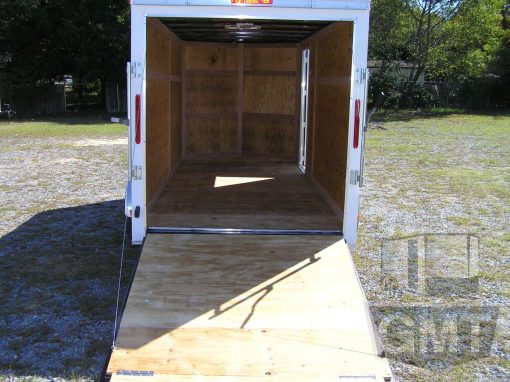 South Georgia Cargo 6x14 TA Trailer - White, Ramp, Side Door - Image 6