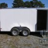 South Georgia Cargo 6x14 TA Trailer - White, Ramp, Side Door - Image 10