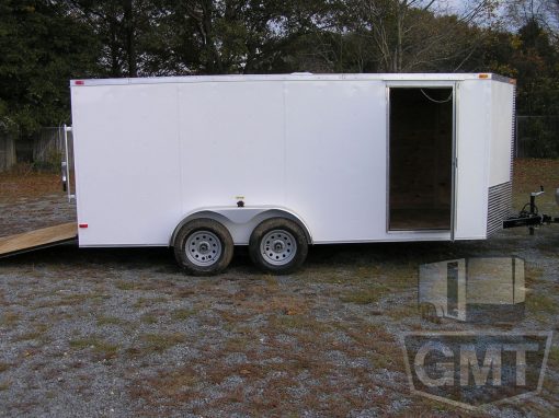 7 wide tandem axle enclosed trailers