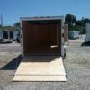 7x16 TA Trailer - White, Ramp, Side Door, Extra Height