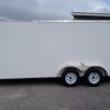 7x18 TA Trailer - White, Ramp, Side Door, Extra Height