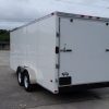 7x18 TA Trailer - White, Ramp, Side Door, Extra Height