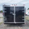 8.5x20 TA Trailer - Black, Double Barn Doors, Side Door, D-Rings