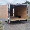 8.5x20 TA Trailer - Black, Double Barn Doors, Side Door, D-Rings