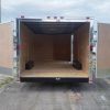 8.5x20 TA Trailer - Black, Double Barn Doors, Side Door, D-Rings