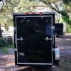 5x10 SA Trailer - Black, Ramp, Side Door, Side Vents, Extra Height
