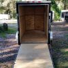 5x10 SA Trailer - Black, Ramp, Side Door, Side Vents, Extra Height