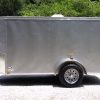 5x10 SA Trailer - Silver Frost, Ramp, Side Door, Roof Vent