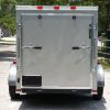 5x10 SA Trailer - Silver Frost, Ramp, Side Door, Roof Vent