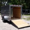 5x10 SA Trailer - Silver Frost, Ramp, Side Door, Roof Vent