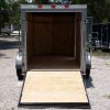 5x10 SA Trailer - Silver Frost, Ramp, Side Door, Roof Vent