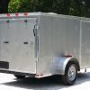 5x10 SA Trailer - Silver Frost, Ramp, Side Door, Roof Vent