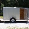 5x10 SA Trailer - Silver Frost, Ramp, Side Door, Roof Vent