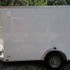 5x10 SA Trailer - White, Ramp, Side Door, Side Vents, Extra Height