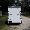5x10 SA Trailer - White, Ramp, Side Door, Side Vents, Extra Height