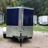 5x8 SA Trailer - Blue, Ramp, Side Door, Side Vents