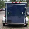 5x8 SA Trailer - Blue, Ramp, Side Door, Side Vents