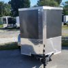 5x8 SA Trailer - Charcoal Gray, Ramp, Side Door, Side Vents