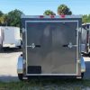 5x8 SA Trailer - Charcoal Gray, Ramp, Side Door, Side Vents