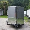 5x8 SA Trailer - Silver Frost, Ramp, Side Door, Side Vents