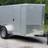 5x8 SA Trailer - Silver Frost, Ramp, Side Door, Side Vents