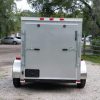 5x8 SA Trailer - Silver Frost, Ramp, Side Door, Side Vents