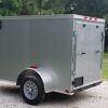 5x8 SA Trailer - Silver Frost, Ramp, Side Door, Side Vents