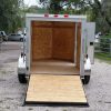 5x8 SA Trailer - Silver Frost, Ramp, Side Door, Side Vents