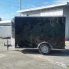 6x10 SA Trailer - Black, Double Barn Doors, Side Door, Extra Height