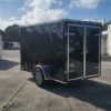 6x10 SA Trailer - Black, Double Barn Doors, Side Door, Extra Height
