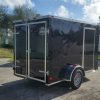 6x10 SA Trailer - Black, Double Barn Doors, Side Door, Extra Height