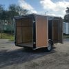 6x10 SA Trailer - Black, Double Barn Doors, Side Door, Extra Height