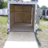6x10 SA Trailer - White, Ramp, Side Door, Extra H, Stab Jacks
