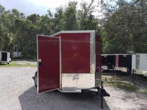 6x10 TA Trailer - Brandywine, Ramp, Side Door, Extra Height