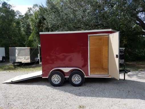 6x10 TA Trailer - Brandywine, Ramp, Side Door, Extra Height