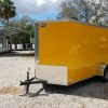 6x12 SA Trailer - Yellow, Double Doors, Side Door, Extra Height, Concession Door
