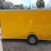 6x12 SA Trailer - Yellow, Double Doors, Side Door, Extra Height, Concession Door