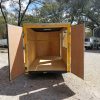 6x12 SA Trailer - Yellow, Double Doors, Side Door, Extra Height, Concession Door