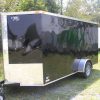 6x14 SA Trailer - Black, Ramp, Side Door, Extra Height