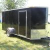 6x14 SA Trailer - Black, Ramp, Side Door, Extra Height