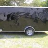 6x14 SA Trailer - Black, Ramp, Side Door, Extra Height
