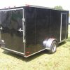 6x14 SA Trailer - Black, Ramp, Side Door, Extra Height