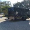 7x12 SA Trailer - Black with Blackout Package, Barn Doors, Side Door, Brakes, Extra Height