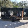 7x12 SA Trailer - Black with Blackout Package, Barn Doors, Side Door, Brakes, Extra Height