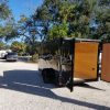 7x12 SA Trailer - Black with Blackout Package, Barn Doors, Side Door, Brakes, Extra Height