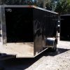 7x12 SA Trailer - Black, Barn Doors, Side Door, Brakes, Extra Height