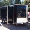 7x12 SA Trailer - Black, Barn Doors, Side Door, Brakes, Extra Height