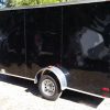 7x12 SA Trailer - Black, Barn Doors, Side Door, Brakes, Extra Height