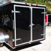 7x12 SA Trailer - Black, Barn Doors, Side Door, Brakes, Extra Height